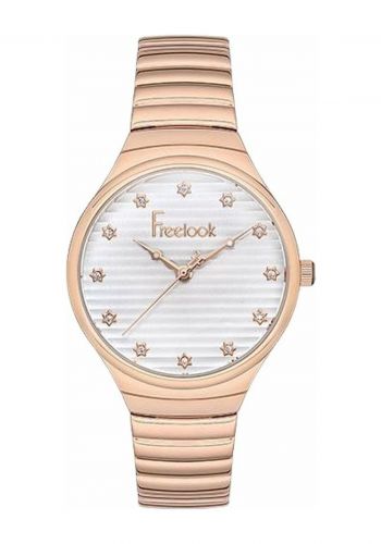ساعة يد نسائية باللون الذهبي من فريلوك Freelook fl.1.10200.4 Women's Wrist Watch