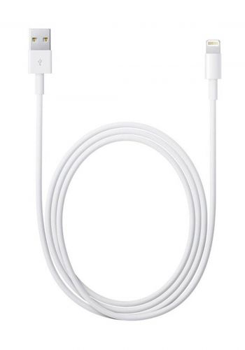 كيبل شحن للموبايل من تايب اي الى لايتننك 2 متر من ابل Apple MD819ZM-A Lightning Cable - White