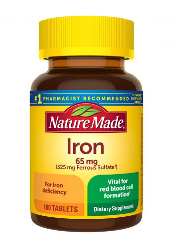 مكمل الحديد 180 كبسولة من نيتجر مايد Nature Made Iron Dietary Supplement