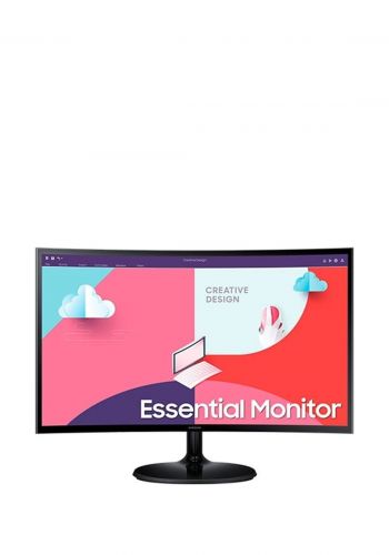 شاشة كمبيوتر كيمنك 27 بوصة Samsung S3 S27C360 FHD Essential Curved Gaming Monitor 75HZ - 4ms