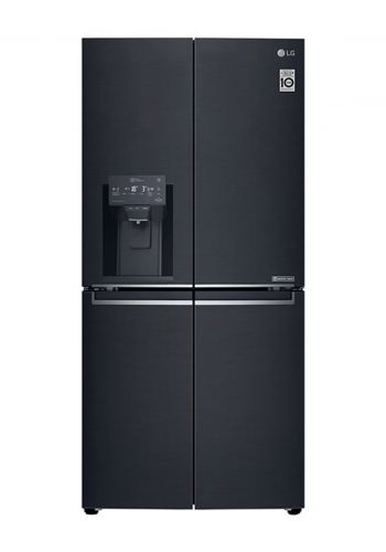 ثلاجة 23 قدم اربع ابواب  اللون اسود من ال جيLG GCL-334DCB Refrigerator