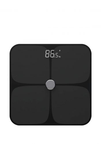 ميزان وزن ذكي للجسم من باورولوجي Powerology PWFSSCBK Wifi Smart Body Scale - Black