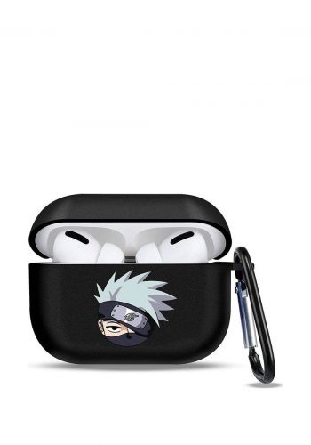حافظة سماعة ايربود برو 2 بطبعة شخصية كاكاشي من انمي قاتل ناروتو  Silicon Anime Airpods Pro 2 Case