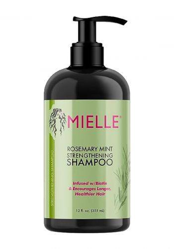 شامبو تقوية الشعر بالنعناع واكليل الجبل للشعر الضعيف والمتقصف 355 مل من ميلي Mielle Rosemary Mint Strengthening Shampoo 