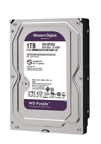 هارد داخلي مجدد 1 تيرا - WD WD10PURZ Purple Surveillance Hard Drive 1TB 