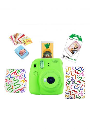 كاميرا فورية ميني 9 مع هدايا من فوجي فيلم Fujifilm Instax Mini 9 Camera