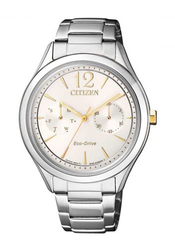Citizen FD4024-87A Quartz Women Watch ساعة نسائية فضي اللون من سيتيزن