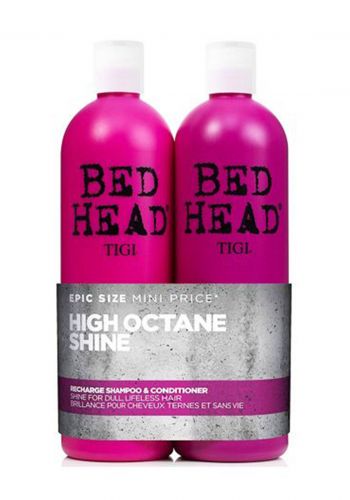 سيت شامبو وبلسم للشعر الباهت 2*750 مل من بيد هيد تيجي Bed Head TIGI High Octane Shine Shampoo and Conditioner Set