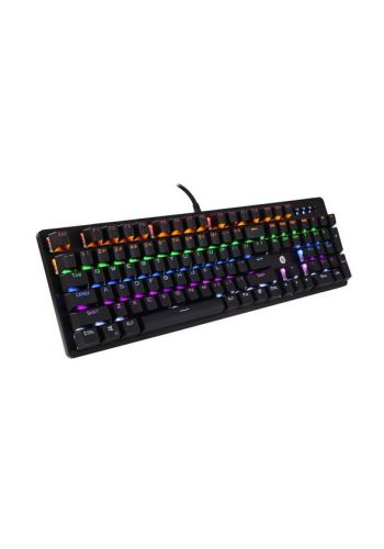 HP GK100F Mechanical RGB Keyboard - Black لوحة مفاتيح