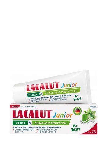 معجون اسنان للاطفال 55 مل من لاكالوت Lacalut Caries & Sugar Acid Protection Toothpaste