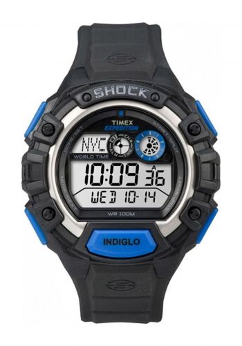 ساعة يد رقمية رجالية باللون الاسود من تايمكس Timex TW4B00400 Men's Watch