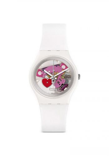 ساعة نسائية بيضاء من سواج Swatch GZ300 Gent Tender Present Watch 
