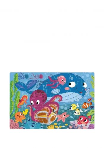 لعبة بازل للاطفال بتصميم حيوانات المحيط 35 قطعة من دودو Dodo Puzzle Mini Underwater Adventures