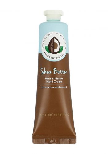 كريم مرطب مكثف لليدين بخلاصة زبدة الشيا لجميع انواع البشرة 30 مل من نيجر ريببلك Nature Republic Shea Butter Hand Cream