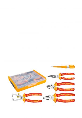 حقيبة عدة مشكلة 5 قطع عازلة من انكجيو Ingco handtools set HKTV01P051