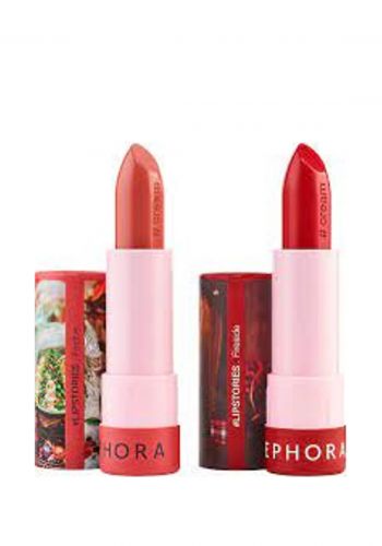 سيت احمر شفاه 2 × 4 غرام من سيفورا Sephora Holiday Kisses Lipstick Ornament