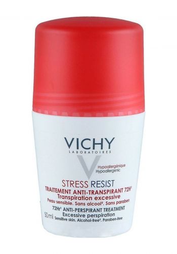 مزيل العرق المفرط للبشرة الحساسة 50 مل من فيشي  Vichy Stress Resist Deodorant 