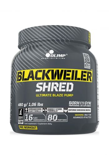 مكمل غذائي 480 غرام من اوليمب Olimp Blackweiler Shred 