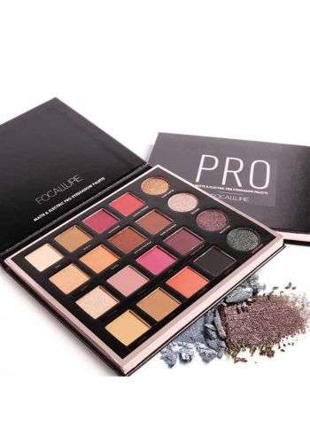 Focallur Pro 20 Colors Eyeshadow Powder Palette Shimmer Smoky Eye