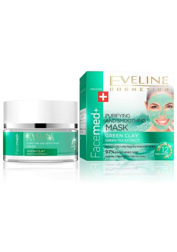 Eveline Purifying And Smoothing Mask Green Clay