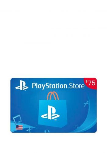 PlayStation 75$ USA Store Card بطاقة بلايستيشن 75 دولار