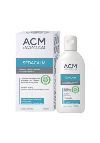 شامبو مهدئ لفروة الرأس الحساسة والمتهيجة 200 مل من اي سي ام ACM Laboratoire SEDACALM Shampoo