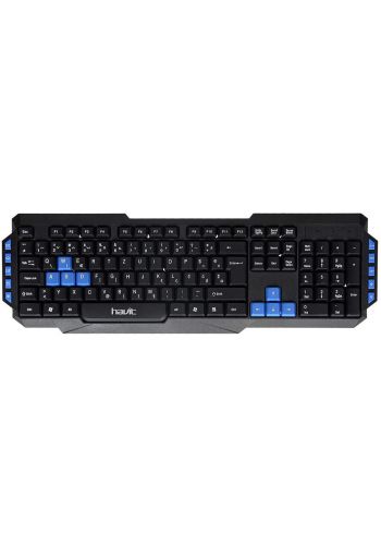 Havit HV-KB327 Wired Keyboard  Arabic+English Black