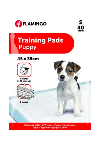 وسادات تدريب الحيوان الاليف 45*35 سم-40 قطعة من فلامنكو Flamingo Training Pads Puppy -S