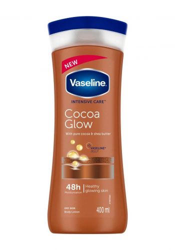 لوشن ومرطب للجسم بخلاصة زبدة الكاكاو  400 مل من فازلين   Vaseline Intesive Care Coca Glow Body Loition