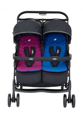 عربة للاطفال التوأم من جوي Joie  Stroller Air Twin - Rosy & Sea