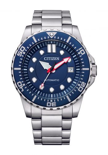 Citizen NJ0121-89L Quartz Men Watch ساعة رجالية فضي اللون من سيتيزن
