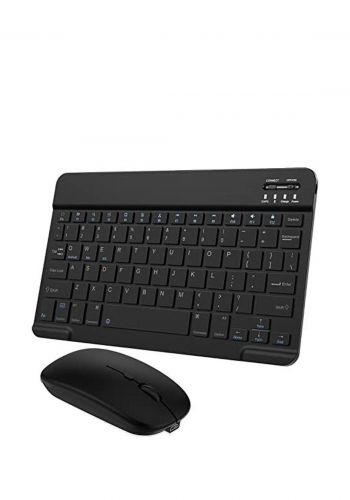 بكج ماوس وكيبورد بلوتوث للايباد والتابلت والحاسوب اللوحي - Rechargable Bluetooth Mouse And Keyboard Combo