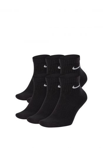 ‎سيت جوارب رياضية لكلا الجنسين  سوداء اللون من نايك Nike NKSX7669-010 socks