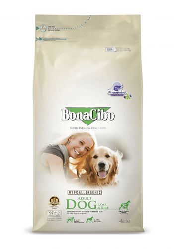 طعام جاف للكلاب 4 كيلو من بوناجيبو  Bonacibo dry food