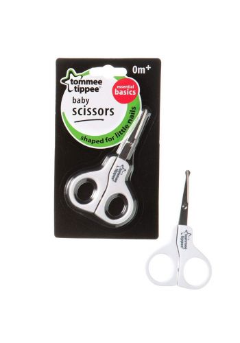 Tommee Tippee Essentials Baby Scissors White