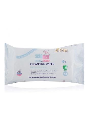 Sebamed Baby Sensitive Cleansing Wipes 72 Pieces‏