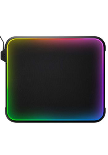 SteelSeries QCK Prism XL Cloth Cloth RGB Gaming Mouse Pad Black