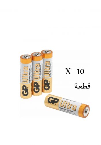 سيت بطارية شحن 10 قطع من جي بي  Gp Ultra Alkaline Battery AAA