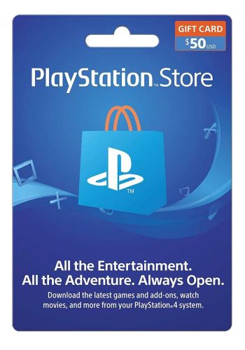 PlayStation Network Gift Card 50 USD PSN كارت