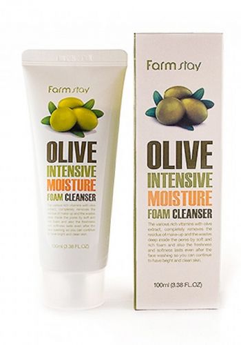  Farm Stay Intensive Olive Moisture Foam Cleanser 100 ml غسول رغوي