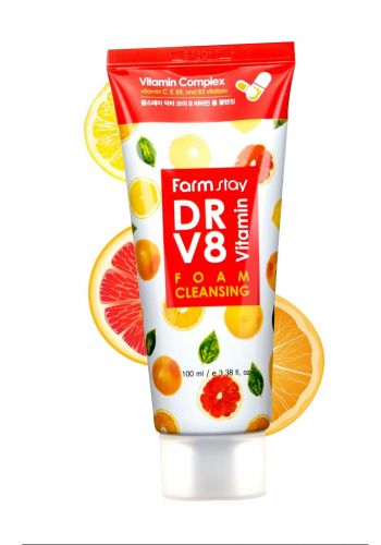 غسول الفيتامينات الكوري الشهير من فارم ستي DR V8 by Farmstay 100ml