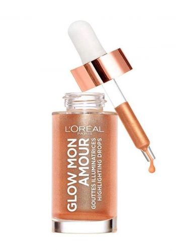 L'Oréal Paris Wake Up & Glow Liquid Highlighting Drops 02 Coral Glow (027-1034)  اضاءة سائلة