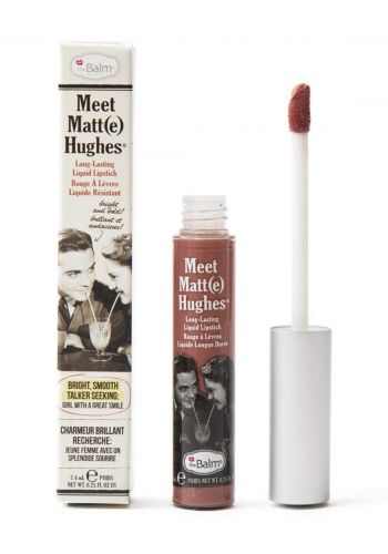 (299-0030)The Balm Meet Matt Hughes Lipstick Committed احمر شفاه