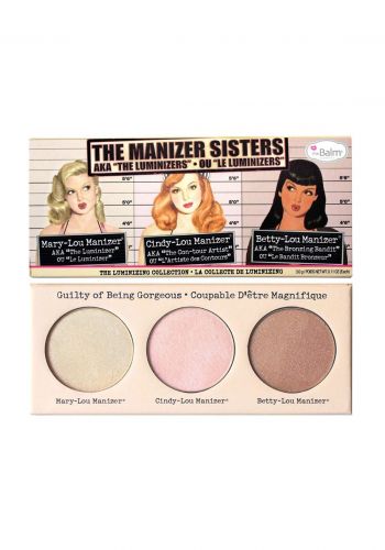 (299-0049)The Balm The Manizer Sisters Highlighter Palette باليت اضاءة 