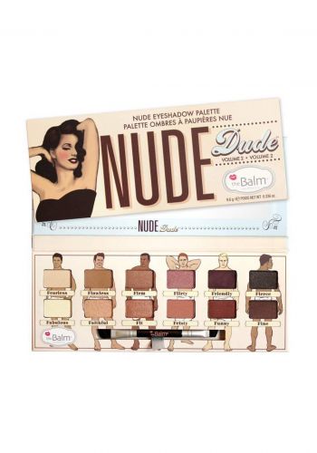 (299-0002)The Balm Nude Dude Volume Eyeshadow Palette  باليت ظلال العيون
