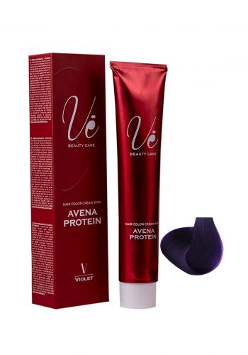 صبغة شعر مع اوكسجين لون بنفسجي رقم ( V ) من في Ve Hair Color V Violet
