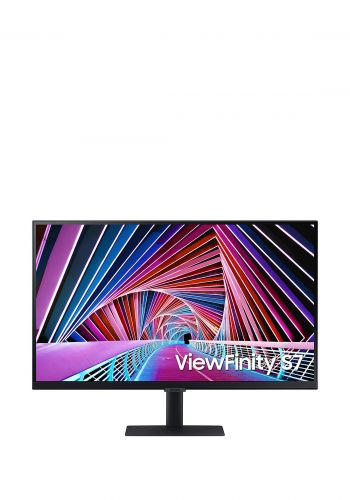 شاشة كمبيوتر 27 بوصة  Samsung LS27A700NWM Flat Monitor IPS - 60HZ - 5MS 
