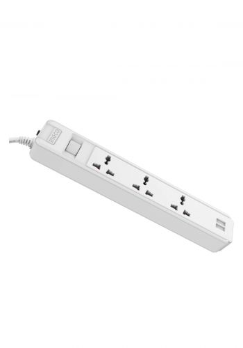 Ingco - hes13041vsb   Power Strip 3 Socket 2USB 3M 13A
سيار كهرباء 3 مقبس 2 يو اس بي 3 متر 13 امبير