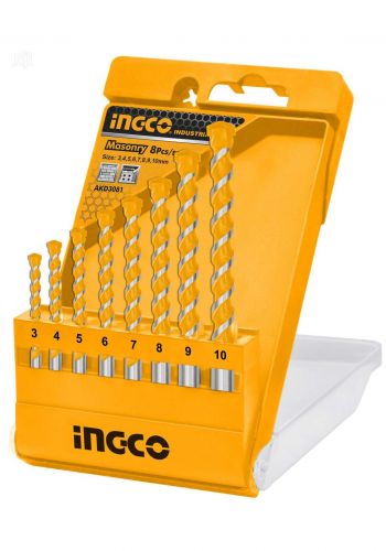Ingco - akd3081  8-piece concrete drilling kit  طقم مثقاب معدني 8 قطع