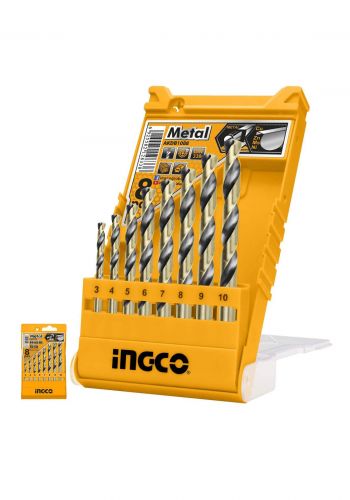 Ingco - akdb1088  8-Piece Metal Drill Bits Set مجموعة لقم الثقب للمعدن 8 قطع